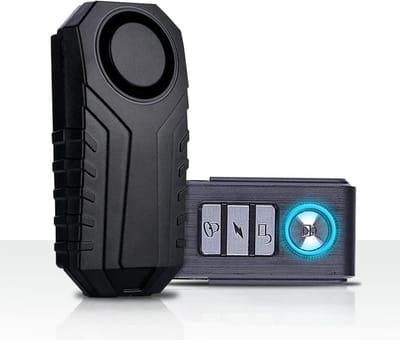Waterdicht fietsalarm met afstandsbediening - 113dB vibratie sensor voor anti-diefstal