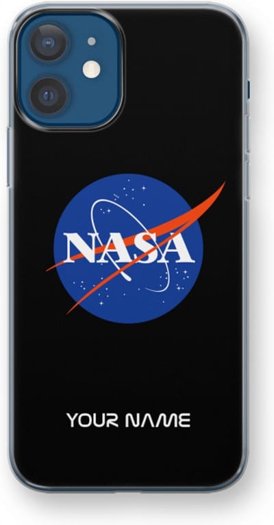 Gepersonaliseerd - Case Company® - Hoesje geschikt voor iPhone 12 mini hoesje - NASA - Soft Cover Telefoonhoesje - Bescherming aan alle Kanten en Schermrand