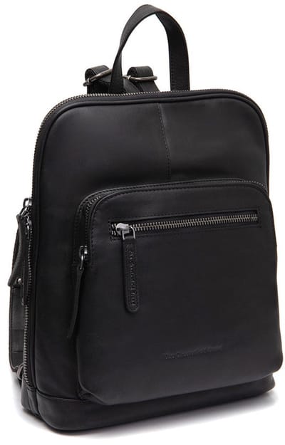 Chesterfield Floran Waxed Pull Up Rugzak - Zwart