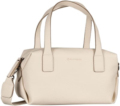 TOM TAILOR schoudertas handtas Rania Bowling Bag Creme White crème