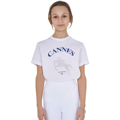 Katoenen meisjes-T-shirt Equestro Cannes