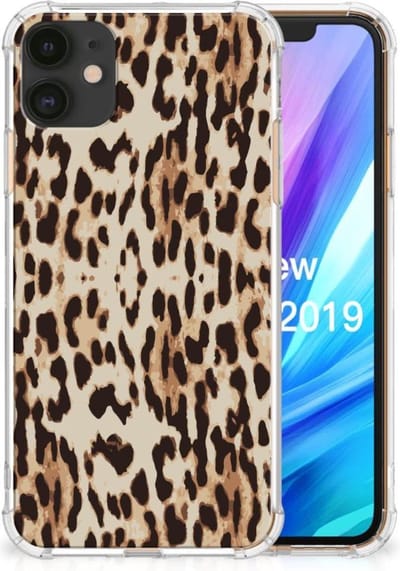 Back Cover voor Apple iPhone 11 Case Anti-shock Leopard