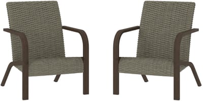 Smartwick-Loungestoel - Set van 2 - Grijs