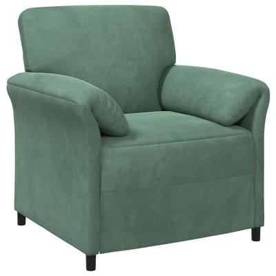 vidaXL - 1-Zits - Bank - Zeegroen - 88 - x - 83 - x - 95 - cm - Fluweel