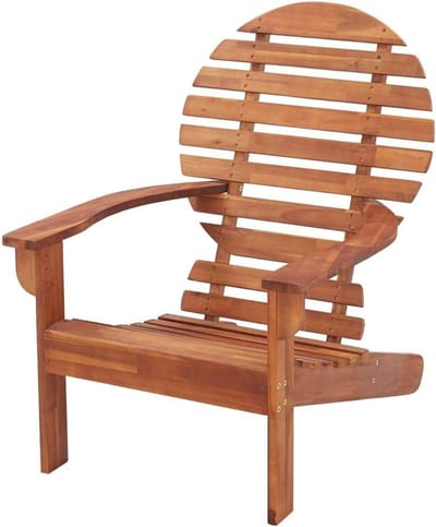 Adirondack Houten Stoel - Tuinstoel Hout - Buiten Ontspannen - Massief Acacia Hout - 69x96x89 cm - Bruin