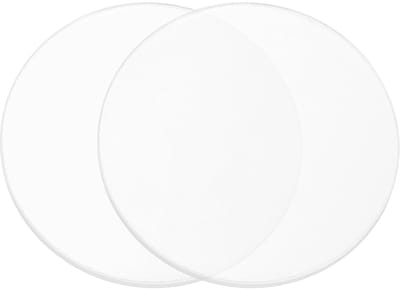 Acryl Cirkels - Ronde Platen - Hobby Projecten - Krasbestendig Materiaal - 255mm Diameter - Transparant