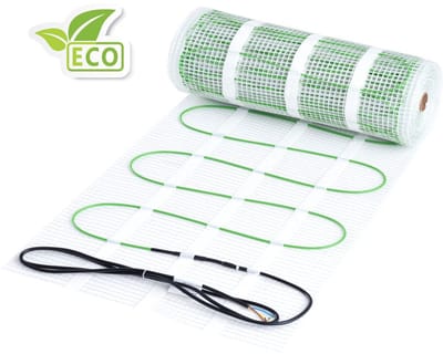 Eco-vriendelijke elektrische vloerverwarming losse mat van 100 watt voor energiezuinig comfort, 10 m²
