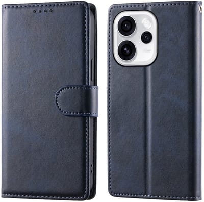 Coverup Hoesje - Geschikt voor OPPO Reno15 Pro Hoesje - Coverup Book Case - Blauw