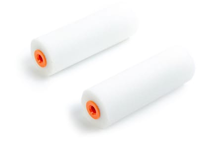 2x Schuim Verfroller High Density 100 mm – Set Van 2 Stuks – Voor Lak- En Olieverf Op Hout – Glad En Bubbelvrij Resultaat [11188D]
