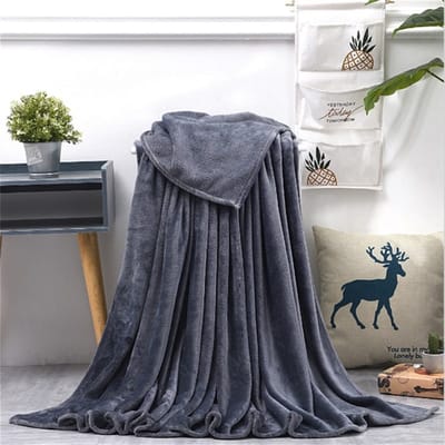 warme koraal fleece flanel dekens for bedden faux nertsen gooien effen kleur sofa cover bedsprei winterplaid dekens Zachte deken (Color : M, Size : 50x70cm 20x28 small)