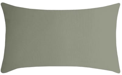 Stof Textile sierkussen Nelson - groen - 30 x 50 cm - bank kussens - zitkussens - binnen/buiten - polyester