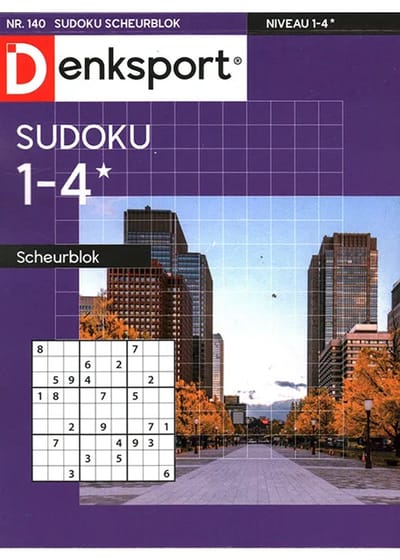 Denksport Sudoku Scheurblok - 140 2025