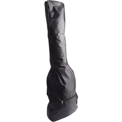 Sac pour Basse en Tissu Oxford Imperméable Couche Unique Léger Sac à Dos pour Guitare Basse avec Sangle Réglable black