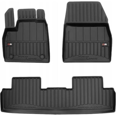Frogum No.77 - Automatmatten - Geschikt voor Renault Megane E-Tech vanaf 2022 - 3D Pasvorm - Hoge Rand 6cm - TPE Rubber