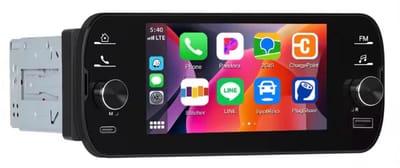 Navigatiesysteem auto met scherm - autoradio geschikt voor CarPlay en Android auto - bluetooth radio - geschikt voor verschillende autos met 1din