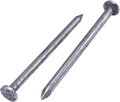 400 Stuks Constructie Spijkers Staal 1.6 x 25 mm - Platte Kop - Universeel Gebruik