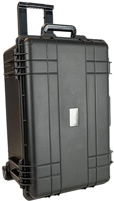 Universele Hardcase Koffer met Plukschuim - 62,5 x 42 x 34 cm - Opbergkoffer - Zwart - Trolley