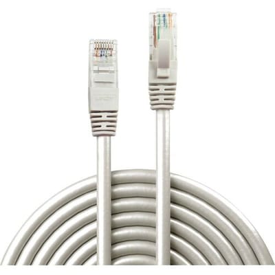 LINDY 48005 RJ45 Netwerkkabel, patchkabel CAT 6 U/UTP 5.00 m Grijs Snagless 1 stuk(s)