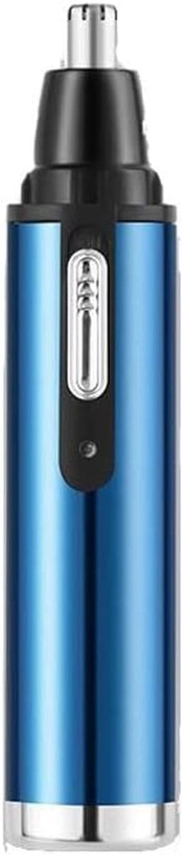 Neushaartrimmer Elektrisch - Neusscheerapparaat Opladen - Verzorging Gezicht - 360 Graden Rotatie - 1 Stuk - Blauw