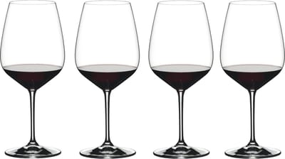 Riedel Rode Wijnglazen Extreme - Cabernet - 4 Stuks - Rode wijnglazen voor Cabernet - Hoogwaardig kristalglas - Vaatwasserbestendig - 800 ml - 104 x 247 mm - Glaswerk - Wijnglazen en -Benodigdheden