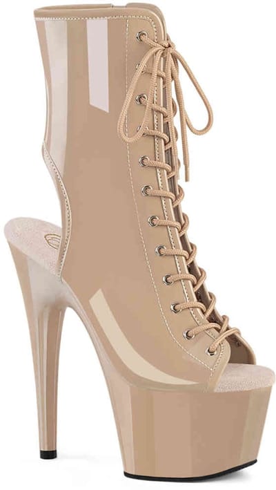 Pleaser - ADORE-1016 Plateau Laarzen - US 5 - 35 Shoes - Beige