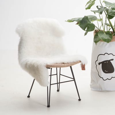 SHEEPY® | Schapenvacht | Valentyná (Wit) L (105-110cm) - Sheepy.cc