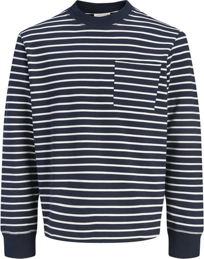 JACK&JONES - JORNANTUCKET STRIPED SWEAT CREW NE JNR - Jongens - Sweaters