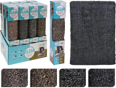 Assorti van 4 kleuren - Excellent Houseware Schoonloopmat 70x45cm\