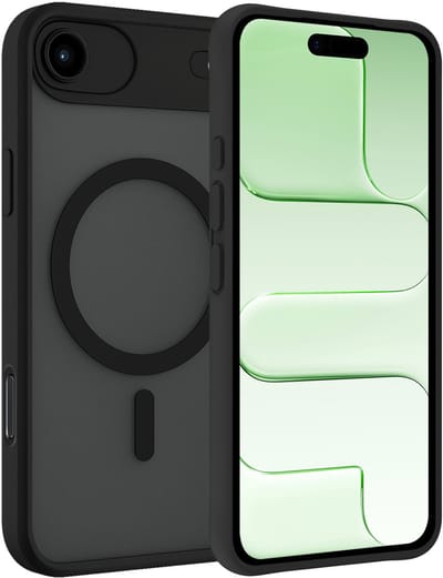 Hoesje Geschikt voor Apple iPhone Air - Magsafe Compatible - Sterk & Shockproof - Back Cover - Shock Proof Case - Telefoon Hoes Shockproof - Zwart