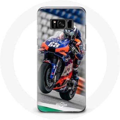Hoesje - Samsung - Galaxy S8 - Flexibel - Moto GP 88 - Wit