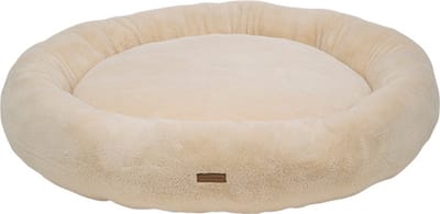 Animal Boulevard HOME&AWAY - Ronde Hondenmand - Kattenmand - Kleur: Beige - Maat M: 80x80x19 cm