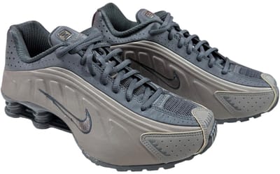 Nike Shox R4 Off Noir Ironstone Dames Sneakers Bruin Donker-Rookgrijs AR3565-007 39 black