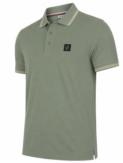 Solution - Heren Polo SS Flow - Groen - Maat M