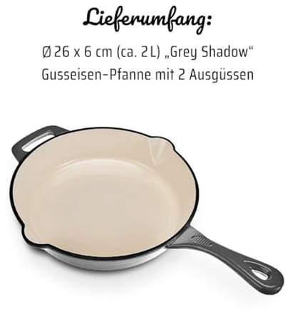 Hoge Kwaliteit Pan 26 x 6 cm voor Koken en Bakken