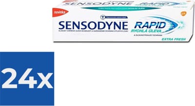 Sensodyne Tandpasta - Rapid Relief Extra Fresh - 75ml - Voordeelverpakking 24 stuks