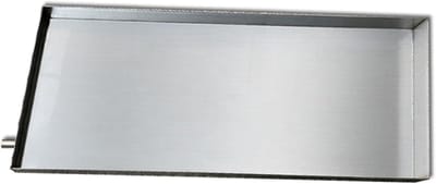RVS Lekbak - Wateropvangbak Afvoerbak - Keuken Organiseren - Met Afvoer - 27x19 inch - Zilver