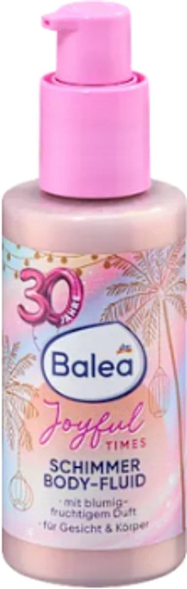 Balea Shimmer Lichaamserum Joyful Times | 1x 75 ml - Met Kokosnootextract - Bloemig-fruitige Geur | Limited Edition 30 jaar Balea