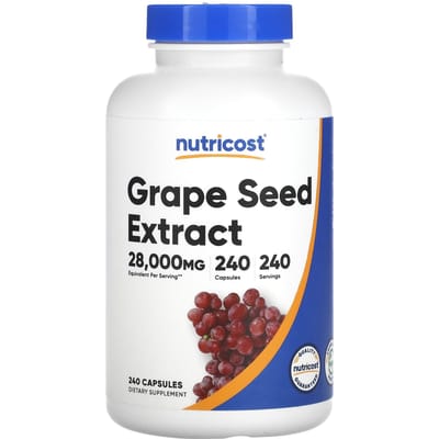 Druivenpitextract, 28.000 mg, 240 capsules