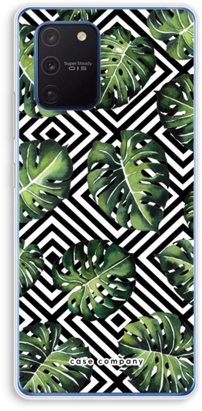 Case Company® - Hoesje geschikt voor Samsung Galaxy Note 10 Lite hoesje - Geometrische jungle - Soft Cover Telefoonhoesje - Bescherming aan alle Kanten en Schermrand