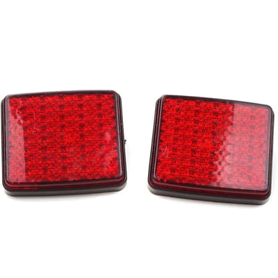 BSP1118-1 2-delige achterbumperreflexreflector links of rechts 1348401080 voor Fiat Doblo Ducato Peugeot Boxer Citroen Jumper Relay