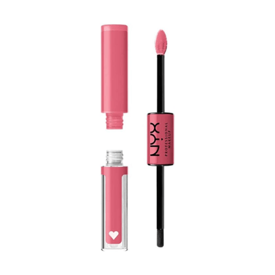Nyx Professional Makeup Shine Loud High Shine Lip Color - Movin' Up - Glanzende Vloeibare Lippenstift - Roos
