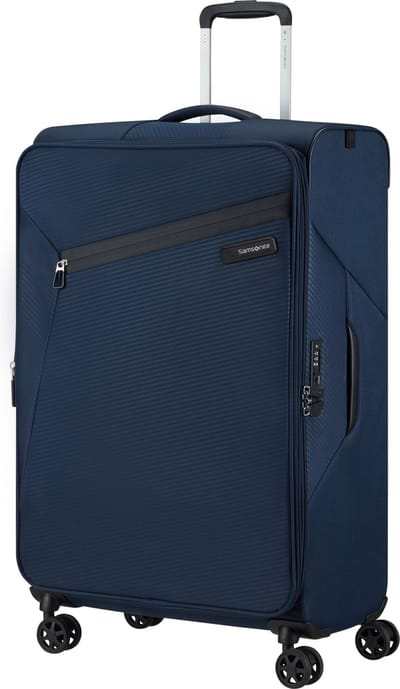Samsonite Koffer - Litebeam Spinner 4 wiel 77cm uitbreidbaar - Midnight blue - 2.8 kg