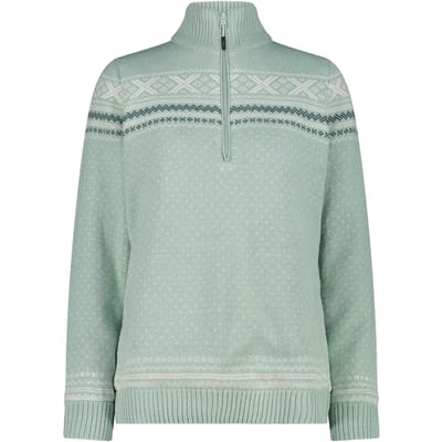 Pull 1/2 zip in brei vrouw CMP WP