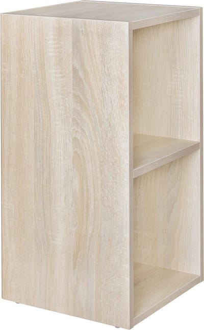 Nancy's Hastings Vakkenkast - Staande Vakkenkast - 2 vakken - Kleine Kast - 30 x 60 x 30 cm - Sonoma/Beuken