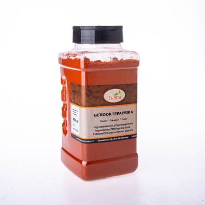 Tuana Kruiden - Paprika Poeder Gerookt - Strooibus 450 Gram - Tuanashop - GP-P-0001
