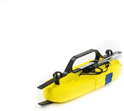 Professionele Beachvolleybal Lijn Set - 16x8m - Inclusief Bevestigingsmateriaal - Geel