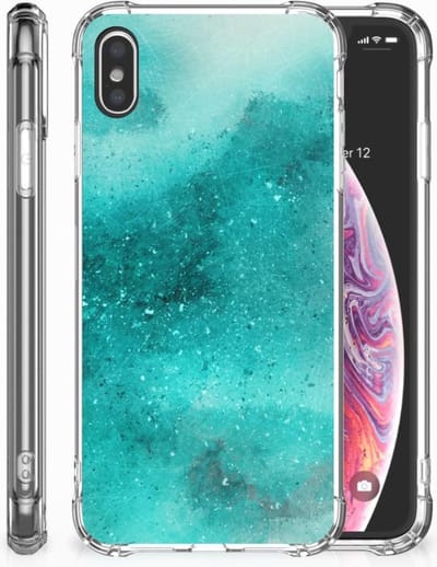 Back Cover Apple iPhone Xs Max Painting Blue