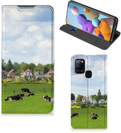 Samsung Galaxy A21s Hoesje maken Koeien