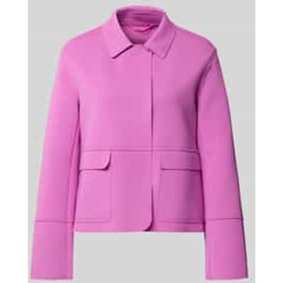 Blazer met kentkraag en opgezette klepzakken