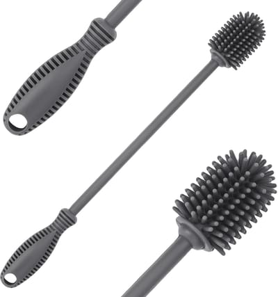 Fles Reinigingsborstel Met Lang Handvat, 31cm Waterfles Reiniger Voor Babyflessen, Hydrofles, Sportfles, Vaas, Glaswerk (1 Verpakking)